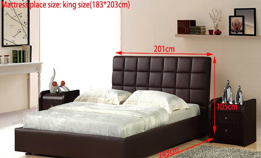 Leather Bed - Model 18